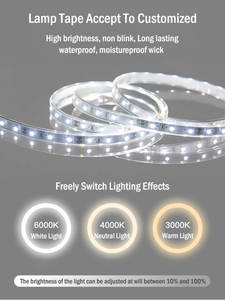 Espejo Inteligente LED Moderno de Pared con Forma Ovalada, Lentes Plateadas, Luz de 3000-6000K Personalizable, Garantía de 2 Años - Product Image 5