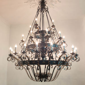 Lámpara <span class=keywords><strong>de</strong></span> Araña Grande <span class=keywords><strong>de</strong></span> Estilo Retro Americano para Sala <span class=keywords><strong>de</strong></span> Estar, Iluminación para Escaleras con Techo Alto, Lámpara <span class=keywords><strong>de</strong></span> Estilo Clásico <span class=keywords><strong>de</strong></span> Castillo Antiguo - Product Image 2