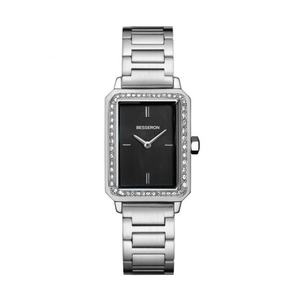 Reloj de Pulsera de Cuarzo Cuadrado de Acero Inoxidable para Mujer, Elegante, Casual, Minimalista, de Lujo, con Diamantes - Product Image 4