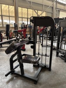 Máquina de curl de bíceps sentado ajustable de acero para entrenamiento de fuerza, equipo de gimnasio comercial - Product Image 5