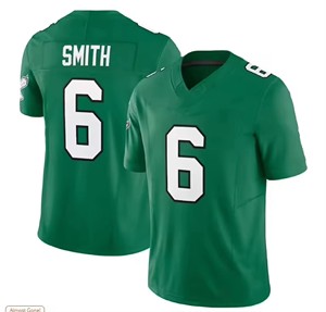 Áo bóng đá Mỹ 26 saquon barkley 1 jalen đau 33 dejean 11 Nâu 62 kelce <span class=keywords><strong>6</strong></span> Smith khâu Áo sơ mi áo Kelly màu xanh lá cây - Product Image 6