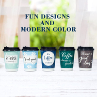 Vente en gros de gobelets à vin, café et tequila en papier kraft à double paroi durables et imperméables avec logo personnalisé 4oz/8oz/12oz/16oz/20oz