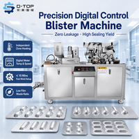 Machine d'emballage sous blister automatique DTOP DPP 80 pour petites capsules, machine de formage et de scellage de blisters pour comprimés