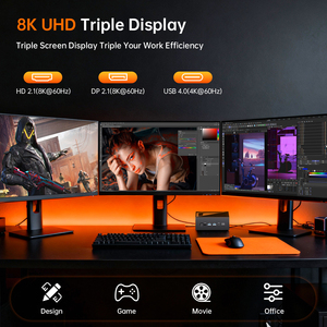Vente chaude Mini <span class=keywords><strong>PC</strong></span> avec AMD Ryzen AI 9 HX370 H365 AI 7 PRO 360 64 Go DDR5 2 To SSD Gamer Mini <span class=keywords><strong>PC</strong></span> pour serveur Ordinateur de jeu - Product Image 6