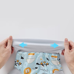 Personalizado Absorvente De Cintura Alta Respirável Impermeável Bebê Criança Treinamento Calças Fraldas Reutilizáveis Para Higiênico Potty Aprendizagem - Product Image 4