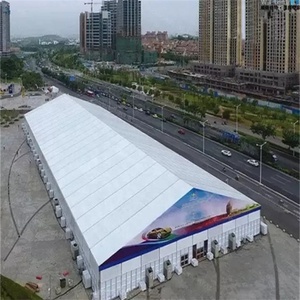 Tente d'entrepôt industrielle commerciale robuste en alliage d'aluminium ignifuge de 1000 mètres carrés pour location extérieure - Product Image 3