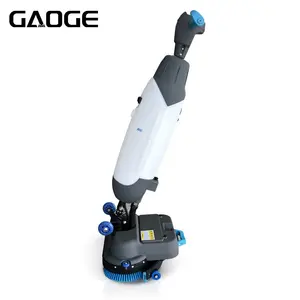 Gaoge Factory Wholesale GA02 Machine à laver les sols Mini Hand Push Walk Behind Floor Scrubber avec batterie Li-ion