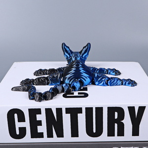 Vashine Figurine d'action Chat imprimé en 3D, Décoration d'intérieur, Jouet pour enfants, Cadeau pour enfants, Matériaux écologiques, Jouet animal imprimé en 3D - Product Image 4