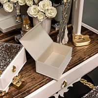 Boîte d'emballage cadeau cosmétique de luxe durable pour commande en gros, service de fabrication B2B personnalisé, boîte en carton recyclé