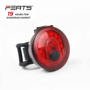 FERTS แบตเตอรี่ฟรีไฟฟ้าอุปกรณ์จักรยาน LED ไฟท้าย