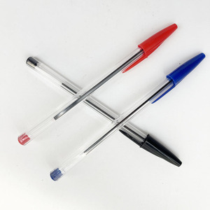 Best Plastic Ball <b>Pen</b> for Student Exam Medium Bullet Tip Bulk Selling Promotional Transparent 1.0mm Writing Width Cheap Price - Product Image 6