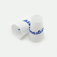 Tasse à thé blanche opaque en plastique, pour emballage alimentaire, 500 ml, tasse à boisson, avec impression IML en PP
