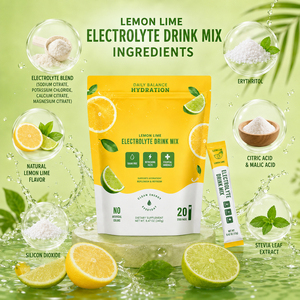 Mezcla de Electrolitos Diarios Veganos Orgánicos en Polvo, Bebidas Hidratantes para Suplemento Energético, Sin Azúcar, Sin Cafeína - Product Image 2