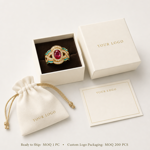 Anello Geometrico da Donna Stile Palazzo per Uso Quotidiano, Accessorio da Dito - Product Image 6