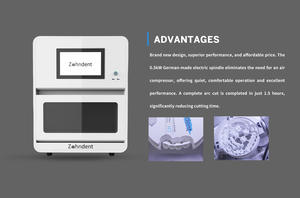 Nuova Fresatrice Dentale CAD/CAM a 5 Assi per <span class=keywords><strong>Zirconia</strong></span> Senza Compressore d'Aria di Zahndent - Product Image 4