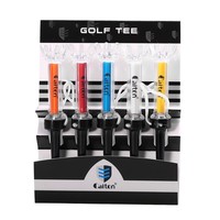 Tees de golf magnétiques premium, support en plastique pour tees, 79-90 mm, lot de 5, accessoires d'extérieur durables et étanches pour le driving range