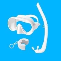 Ensemble de lunettes de plongée haute définition avec tube respiratoire en silicone anti-buée Nouvelle combinaison de plongée humide pour l'apnée
