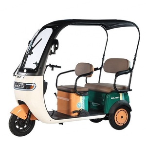 Triciclo Eléctrico de Pasajeros y Carga, 60V, Personalizable, 800W, Tipo Remolque de Dos Carrocerías, Nuevo Scooter Eléctrico de 3 Ruedas - Product Image 3
