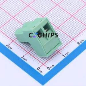 2ETYK-5.0-02P-14-100AH Plug-in Terminal Block P=5mm Connector ( Connector Type: Plug )( Construction: 1x2P )( Pitch: 5mm ) - Product Image 2