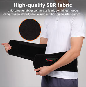 Ceinture de soutien lombaire orthopédique médicale personnalisable avec logo, élastique, réglable, à cordon de serrage et système de poulie flexible - Product Image 4