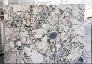 Mármol Blanco Natural, Mármol con Vetas Blancas y Grises, Loseta de Mármol Blanco Elefante para Pared y Suelo - Product Image 3