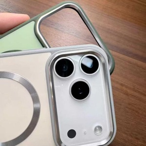 Coque magnétique pour iPhone 17 Pro, nouveau modèle, en <span class=keywords><strong>TPE</strong></span> doux pour la peau, motif style Ins, couleurs contrastées, motif CD - Product Image 2