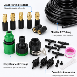 Kit de Riego por Goteo de Alta Resistencia, Sistema de Riego Automático para Jardín con Control de Volumen de Agua - Product Image 4