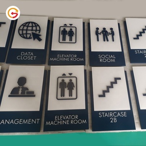 JAGUARSIGN ผู้ผลิตป้ายห้องน้ำโรงแรมแบบกำหนดเอง ป้ายอะคริลิคสำหรับ<span class=keywords><strong>ห้องน้ำ</strong></span> ป้ายห้องสุขา<span class=keywords><strong>ชาย</strong></span> - Product Image 5