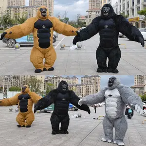 Adult Party Entertainment for Performance Use furry doll Panda Suits Cosplay Animal Mascot poler bear gorillas kingkong