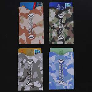 Personnaliser Logo Pour Copperplate Papier Feuille D'aluminium Anti Rfid Blocage Titulaire De La <span class=keywords><strong>Carte</strong></span> <span class=keywords><strong>Bancaire</strong></span> Crédit ID Titulaire De La <span class=keywords><strong>Carte</strong></span> De Protection Manchon - Product Image 3