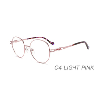 Nouvelle conception 2024, monture optique classique en métal Haoya, fabrication en gros pour femmes, JP24601 CN ZHE