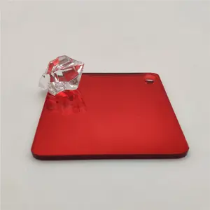 Alands 3mm Silver Rold Red Acrylic Mirror Sheet