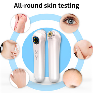 Intelligente Draagbare Huiddetector Gezichtsbehandeling Huidschoonheidsapparaat Geavanceerde Sensortechnologie Hydratatie-Huid-<span class=keywords><strong>Tester</strong></span> - Product Image 4