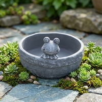 Pot de fleurs et jardinière en ciment écologique simple à prix abordable, élégant pour l'intérieur et l'extérieur