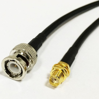 Câble coaxial RG174 50 Ohms avec connecteur SMA, cuivre pur, 5m/1m, gaine PVC LSZH TPE pour communication vidéo, Wi-Fi, RF - Luckyconnectors