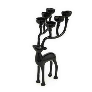 Porte-bougie en forme de cerf pour décorations de mariage, nouvelle arrivée, sculpture de cerf en métal aluminium, porte-bougie - Product Image 3