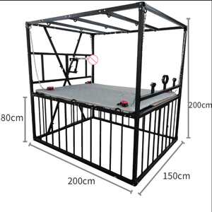 <span class=keywords><strong>Lit</strong></span> sexuel BDSM HM, grand mobilier de Dungeon, pour punition adulte, avec menottes et dispositifs de <span class=keywords><strong>bondage</strong></span>, <span class=keywords><strong>lit</strong></span> érotique - Product Image 3