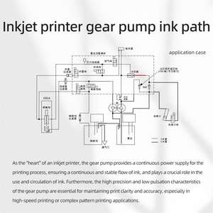 ปั๊มเกียร์แม่เหล็กไฟฟ้า DOCOD Chenhui ปั๊มส่งของเหลวสำหรับอุปกรณ์พิมพ์อิงค์เจ็ท - Product Image 3