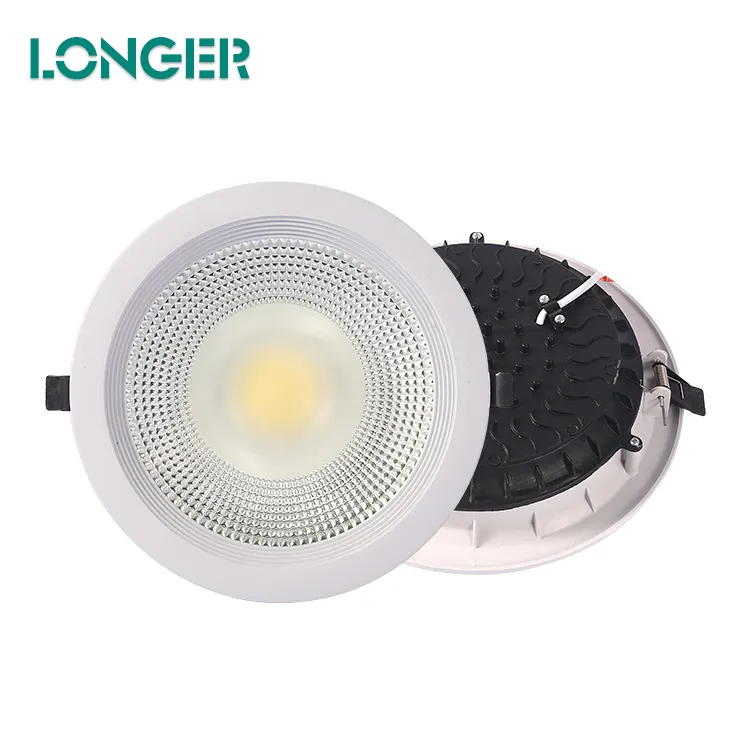 Good Quality Anti-Glare White Round LED Down Lights Commercial COB 7W 10W 15W 30W Downlights