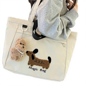 Sac fourre-tout en nylon imperméable de haute qualité, motif géométrique, tendance, pour femme, en polyester, pour un usage quotidien, sac à dos pour étudiants - Product Image 3