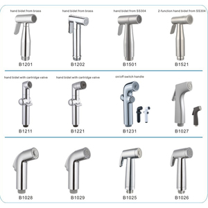 Portable Handheld Sprinkler Head for Apartment Bathrooms <strong>Chrome</strong> Plated ABS <strong>Bidet</strong> <strong>Spray</strong> Durable G1/2\&quot; Threaded Interface Toilet - Product Image 2
