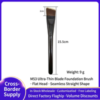 Kuas Foundation Ultra Tipis Rata Bulu Sintetis Kuas Makeup Kuas Concealer Tanpa Sambungan Stok Pabrik