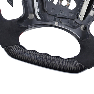 <span class=keywords><strong>Volant</strong></span> privé en fibre de carbone à grain de bois personnalisé pour Mercedes Benz <span class=keywords><strong>CLS</strong></span> <span class=keywords><strong>W219</strong></span>/carbone brillant et daim (Alcantara) - Product Image 3