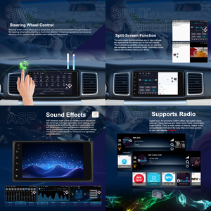 Autoradio Android Podofo 7'' per <span class=keywords><strong>Toyota</strong></span> <span class=keywords><strong>Corolla</strong></span>/<span class=keywords><strong>RAV4</strong></span>/Prado/4Runner/Camry/Hilux 2+64G con Carplay/Android Auto Wireless, GPS/WiFi OEM - Product Image 2