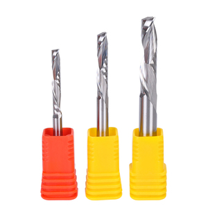 Douruy nén phay cắt đồ gỗ lên & xuống cắt <span class=keywords><strong>1</strong></span> sáo xoắn ốc Carbide phay công cụ <span class=keywords><strong>CNC</strong></span> <span class=keywords><strong>Router</strong></span> gỗ End Mill Cutter bit - Product Image 2