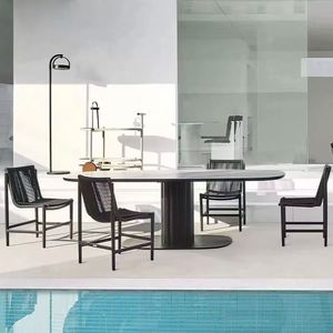 Fabrik Direkt vertrieb Outdoor Garten <span class=keywords><strong>Sofa</strong></span> Set Patio Terrasse Balkon Rattan <span class=keywords><strong>Sofa</strong></span> Tisch und Stuhl Set Kombination - Product Image 2
