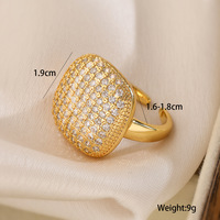 Modeschmuck Ringe Verstellbare Verlobung Benutzer definierte klobige Ringe für Mädchen Frauen Herr des Kristalls Vintage Herz ringe