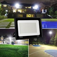 Projecteur LED de sécurité extérieur, éclairage de travail LED, éclairage paysager, porte d'entrée, cour, jardin, garages, projecteurs étanches IP66 pour extérieur