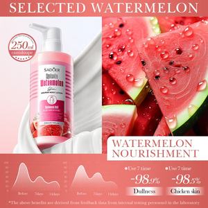Hot OEM Watermelon Scented Brightening Body Lotion <b>Vitamin</b> <b>C</b> Watermelon Body Lotion Refreshing Watermelon Moisturizer for Women - Product Image 3