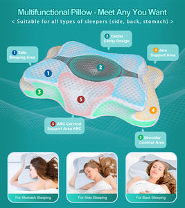 Ağrı kesici ortopedik servikal yastık, omuz desteği için ergonomik bellek köpük boyun yastık, fabrika toptan - Product Image 4